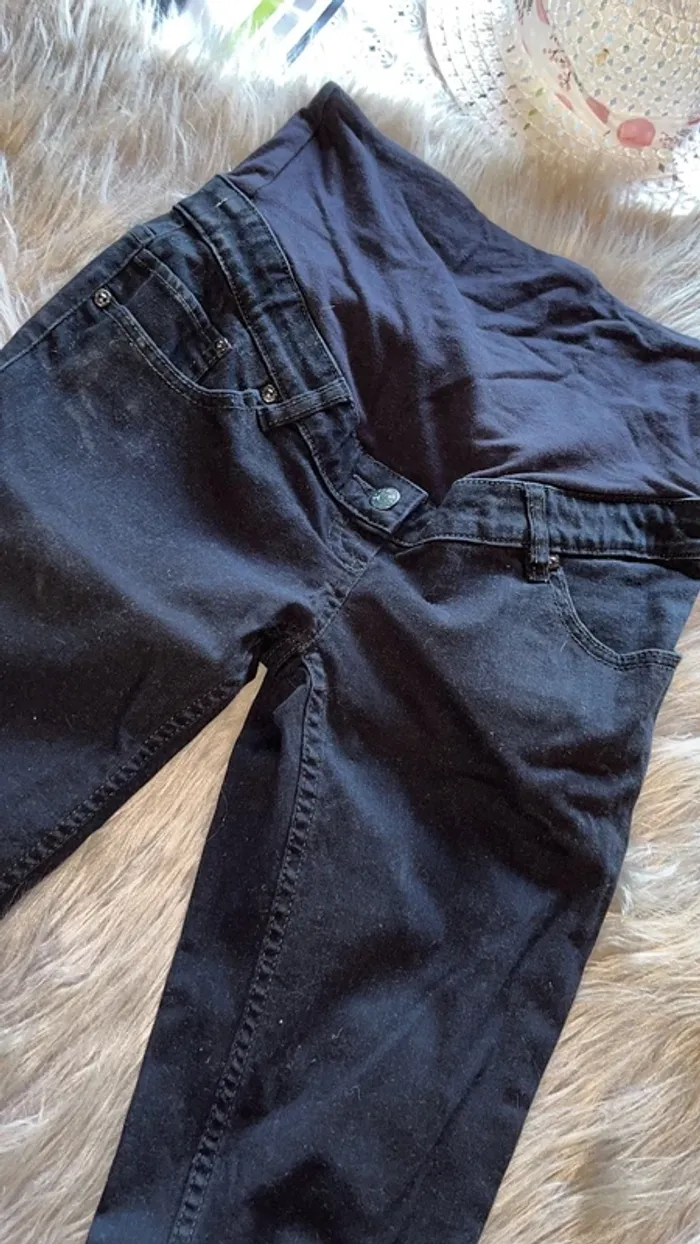 Jeans noir grossesse Colline taille 34 - photo numéro 2
