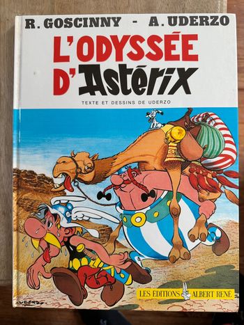Bd bande dessinée livre L’odyssée d’Asterix Goscinny Uderzo Albert René éditions