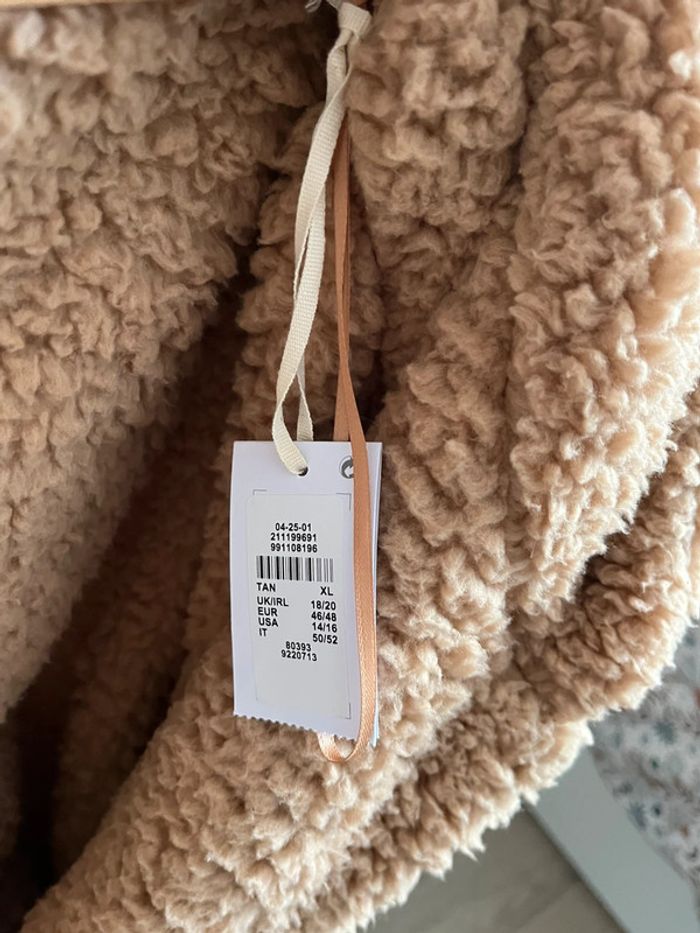 Veste d’intérieure fourrure marron primark XL neuve - photo numéro 5