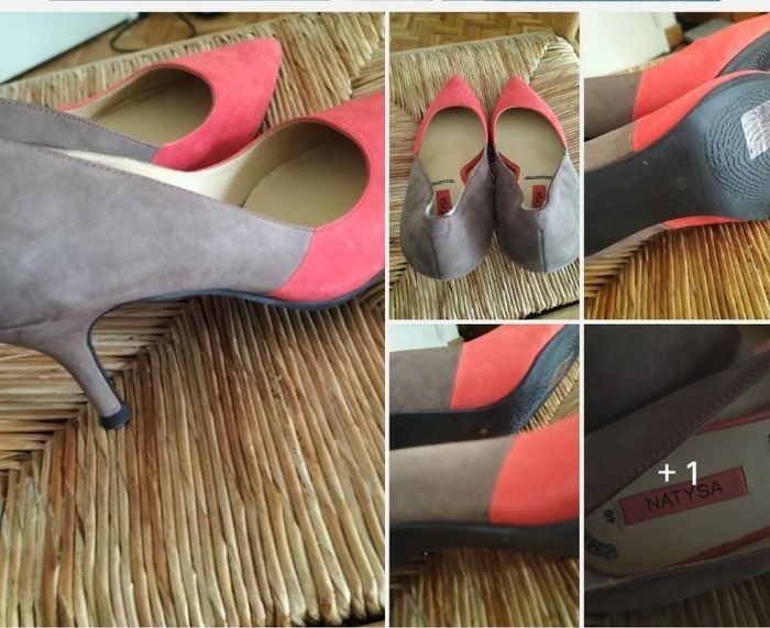 Escarpins cuir 40 neuf