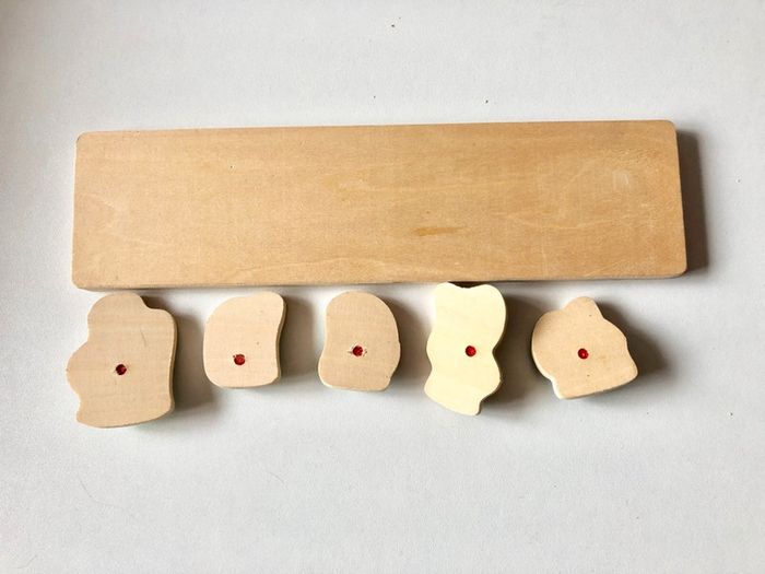 Puzzle en bois Babar encastrement - photo numéro 3
