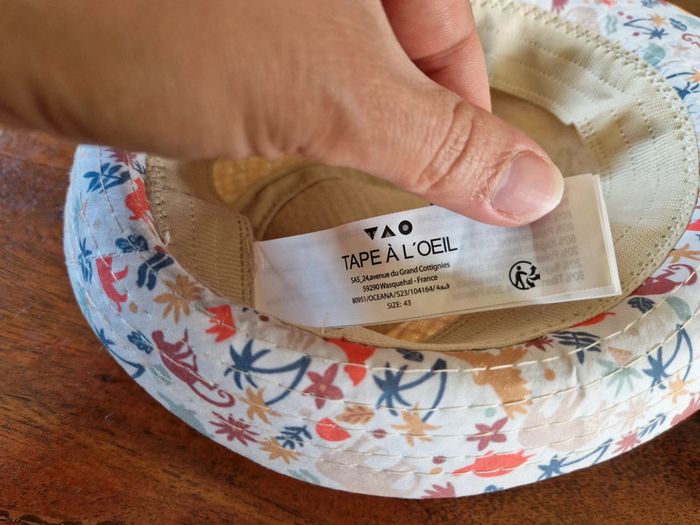 Chapeau en raphia tissé Tape à l’oeil - photo numéro 3