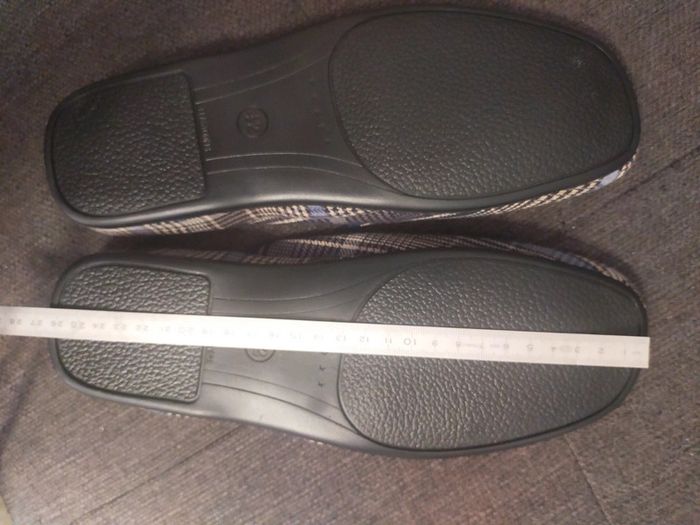 Chaussons homme T 42 neufs carreaux bleu - photo numéro 9