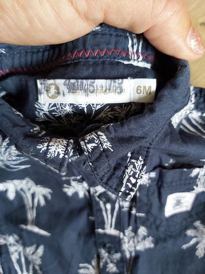 Chemise garçon Lulu Castagnette 6 mois (78) - photo numéro 3