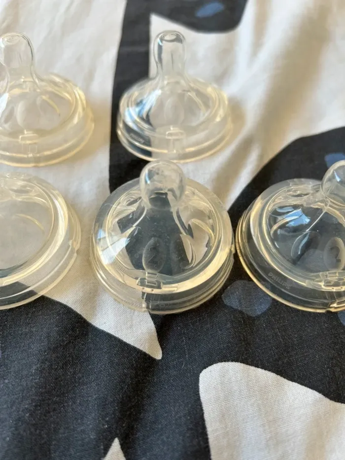Lot de 5 tétine taille 2 pour biberon Philips avent - photo numéro 2