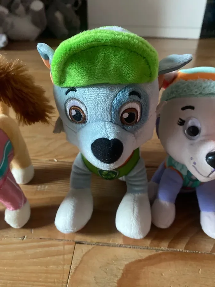 Lot de 5 peluches pat patrouille - photo numéro 3