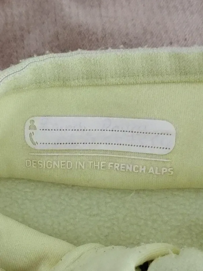 Blouson polaire fille zippé jaune fluo 8-10 ans - photo numéro 5