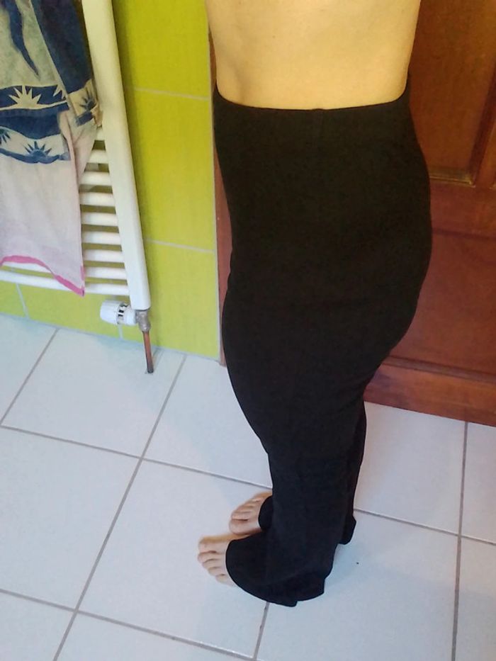 Legging noir femme patte d'éléphant Undiz - photo numéro 7
