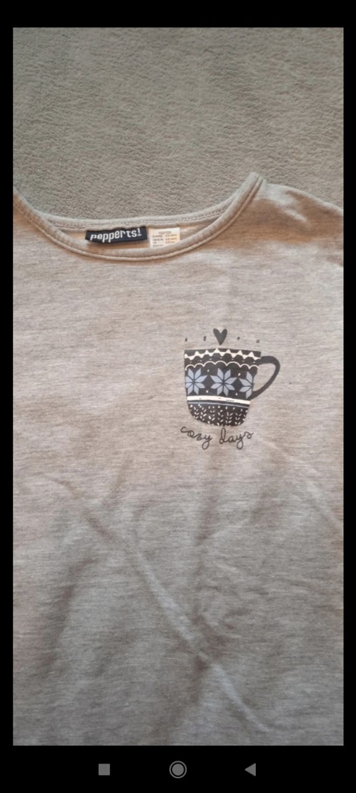 Sweat gris taille 8 ans - photo numéro 2