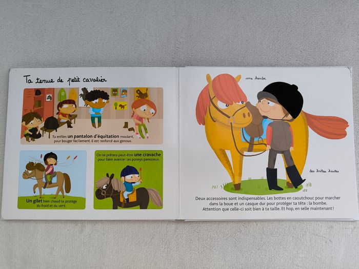 Livre Mon poney-club à toucher Milan - photo numéro 5