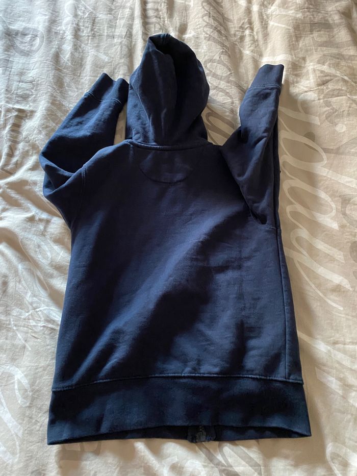 veste zippee Schott 8 ans capuche bleu marine - photo numéro 4