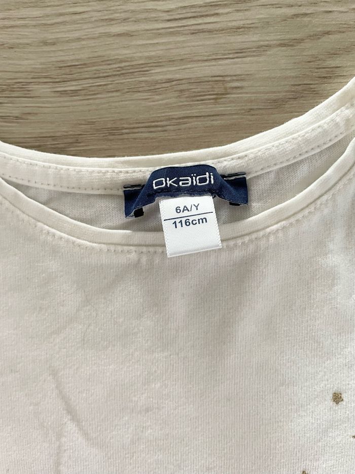 Tee shirt manches longues - Okaïdi - 6 ans - photo numéro 2