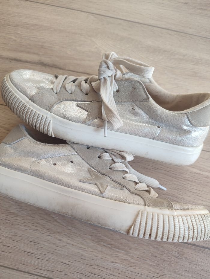 Baskets argentées - photo numéro 2