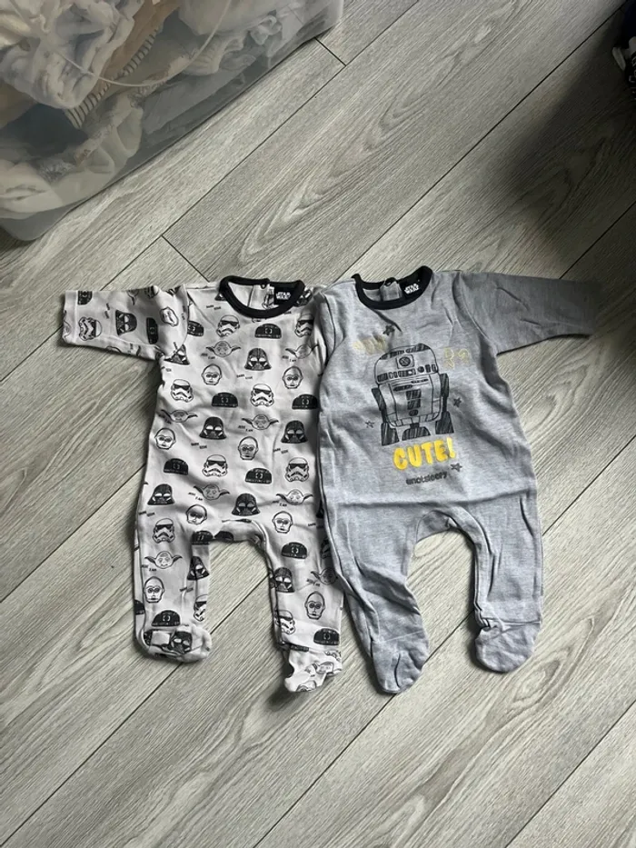 Lot de 2 pyjamas star wars 3 mois