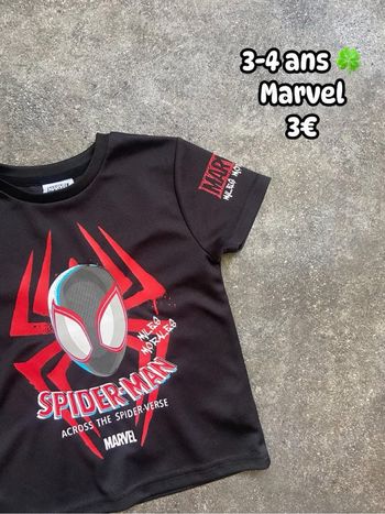 T-shirt 🍀 3-4 ans 🍀 Marvel