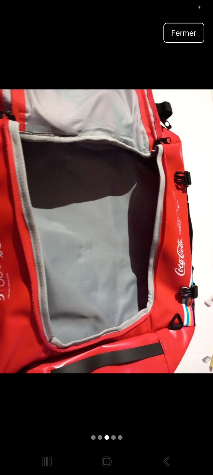 Sac de sport ou de voyage coca cola - photo numéro 3