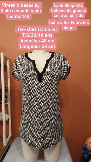 Tee-shirt fille T.S/16 ans Camaïeu