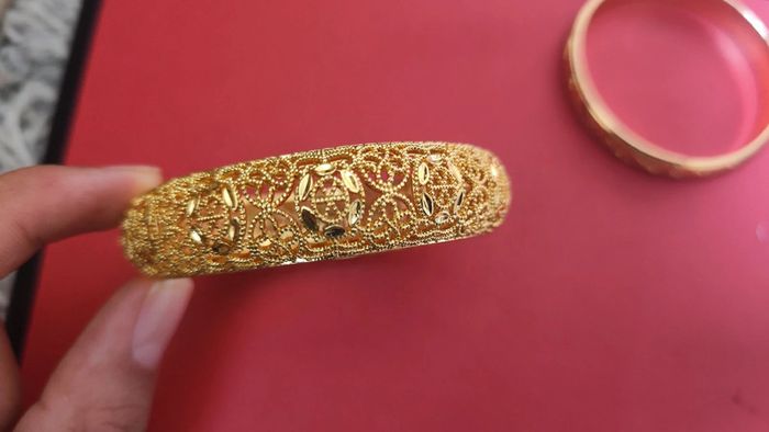 Bracelet doré acier inoxydable - photo numéro 5