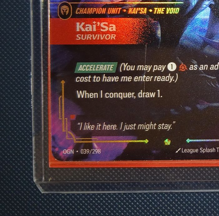 RIFTBOUND Kai’Sa Survivor OGN-039/298 – EPIC FOIL - photo numéro 2