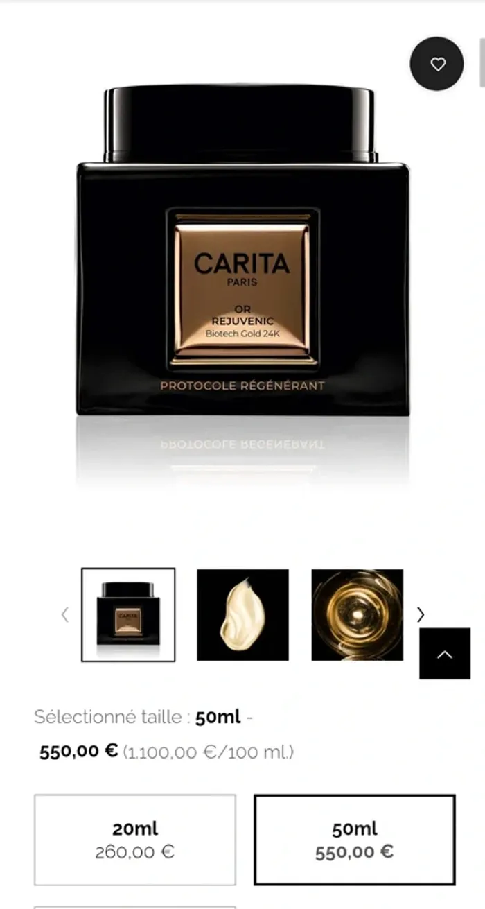 Carita or rejuvenic crème régénérante 50 ml multi-strate épidermique - photo numéro 7