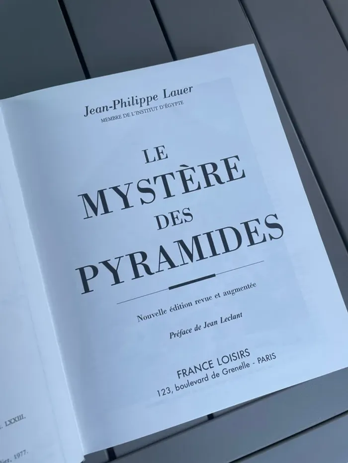 Le mystère des pyramides jean Philippe Lauer - photo numéro 4