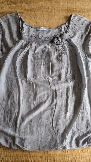 Tee shirt gris perle