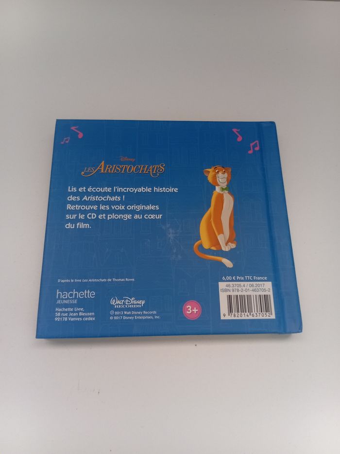 Livre audio Les Aristochats Disney CD Mon histoire à écouter - photo numéro 2