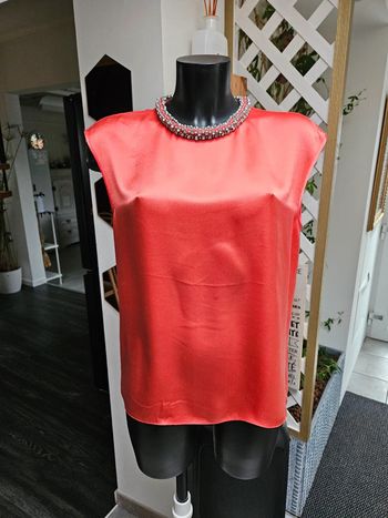 Magaschoni blouse en soie et trass XL