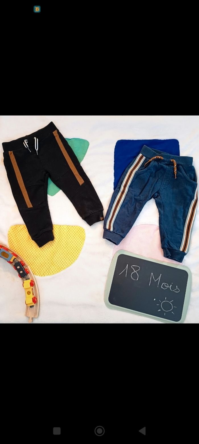 Lot joggings 18 mois