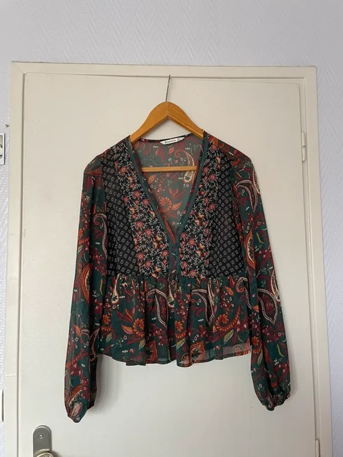 Blouse fleurie