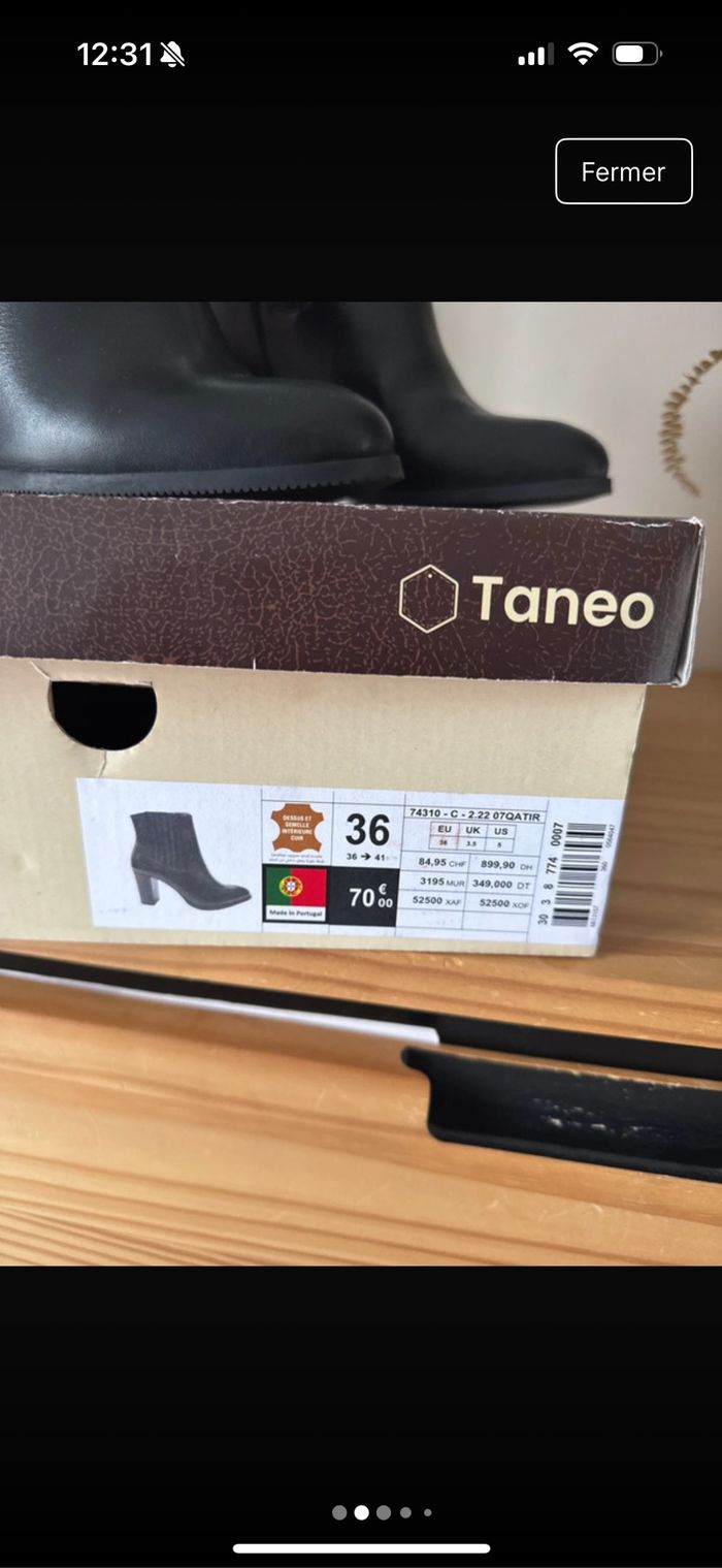 Bottines noires taille 36 - photo numéro 2