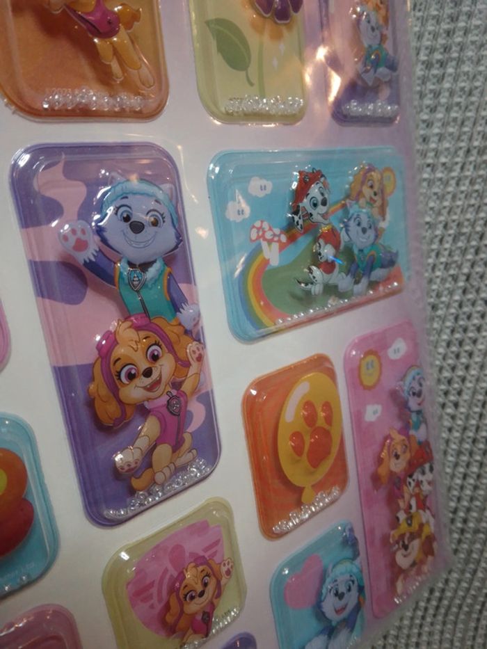 Autocollants reliefs 3D Paw Patrol/ Pat'Patrouille - photo numéro 3