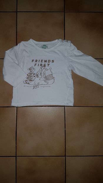 Tee shirt manche longue blanc