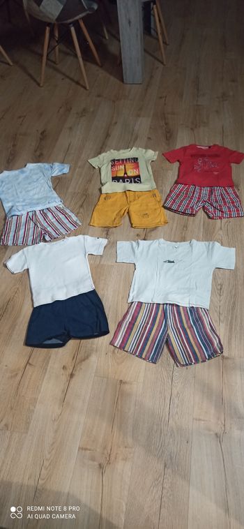 Lot d ensembles ete 4 ans