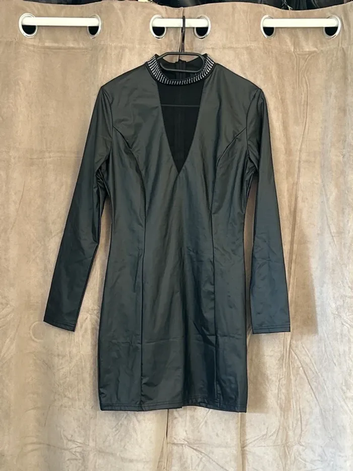 Robe femme similicuir