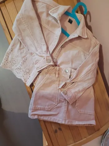 Ensemble rose pâle