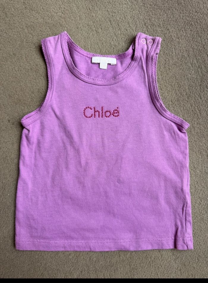 Débardeur violet Chloé