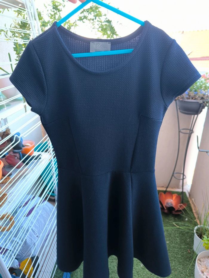Robe mi saison bleue marine