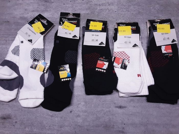 Lot chaussettes de sport