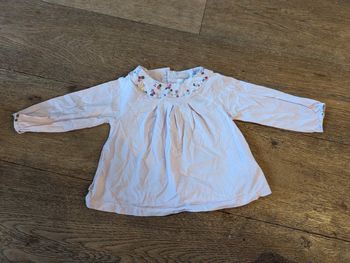 Blouse obaibi rose 13 mois