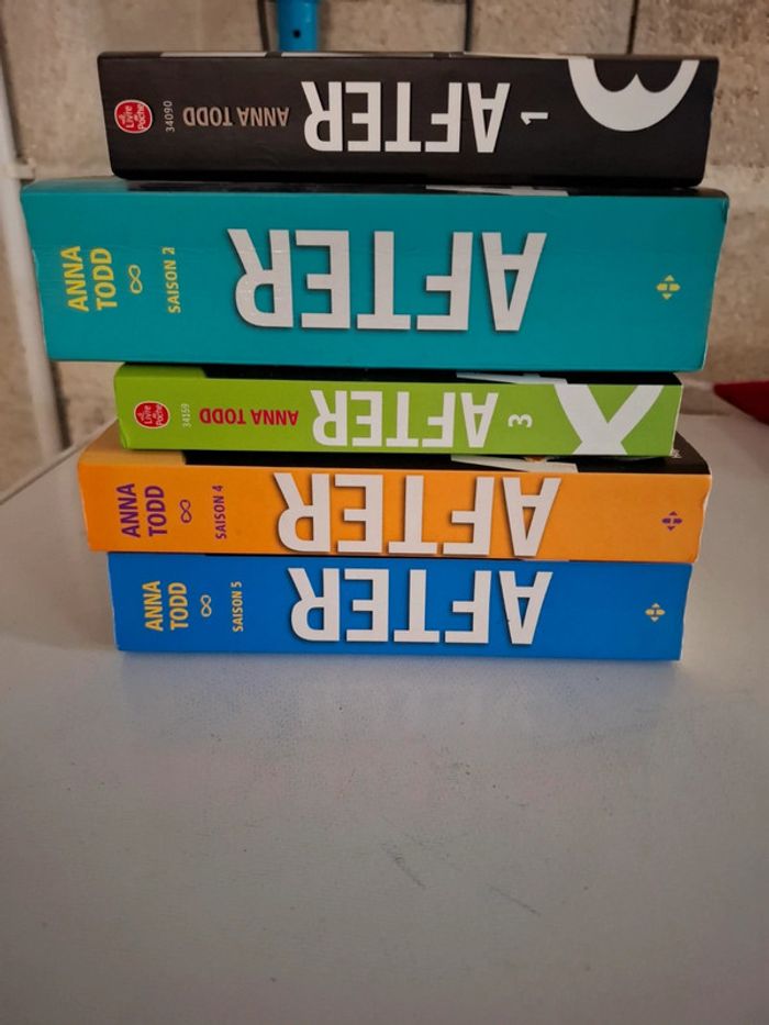 Livres after lot tome 1 à tome 5