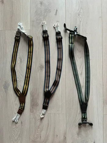 Lot trois paires de bretelles
