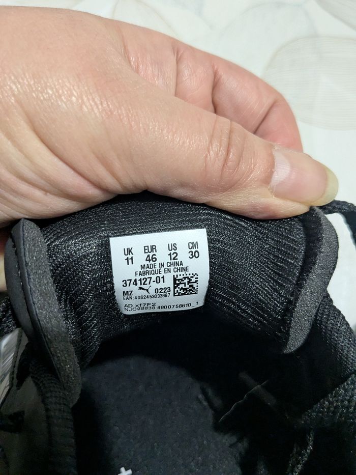 Baskets homme Puma noires. Taille 46 - photo numéro 9