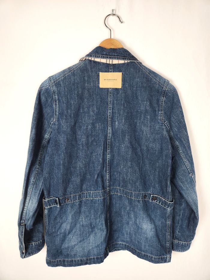 Veste en Jean Femme Burberry London - Bleu Marine - Taille 40 (UK 12) - photo numéro 6