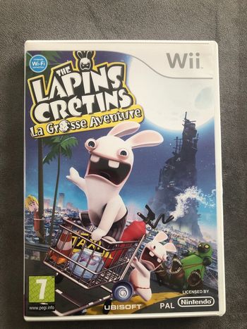 Lapins cretins la grosse aventure wii