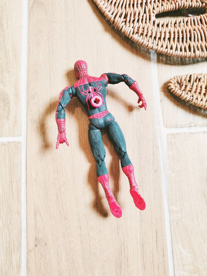 🦟Figurine Spider-man Avengers super sense superposeable année 2004 Toy biz - photo numéro 5