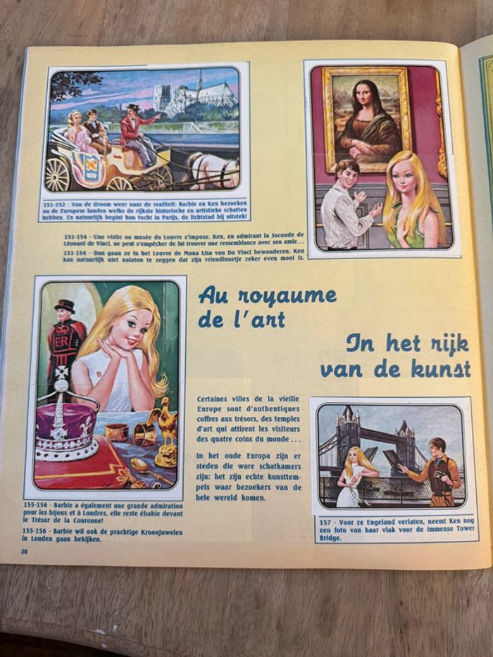 Album Panini ancien vintage complet Barbie Poupée Un monde en rose - photo numéro 12