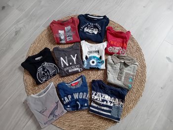 Lot de 10 T-shirt manches longues 4 ans