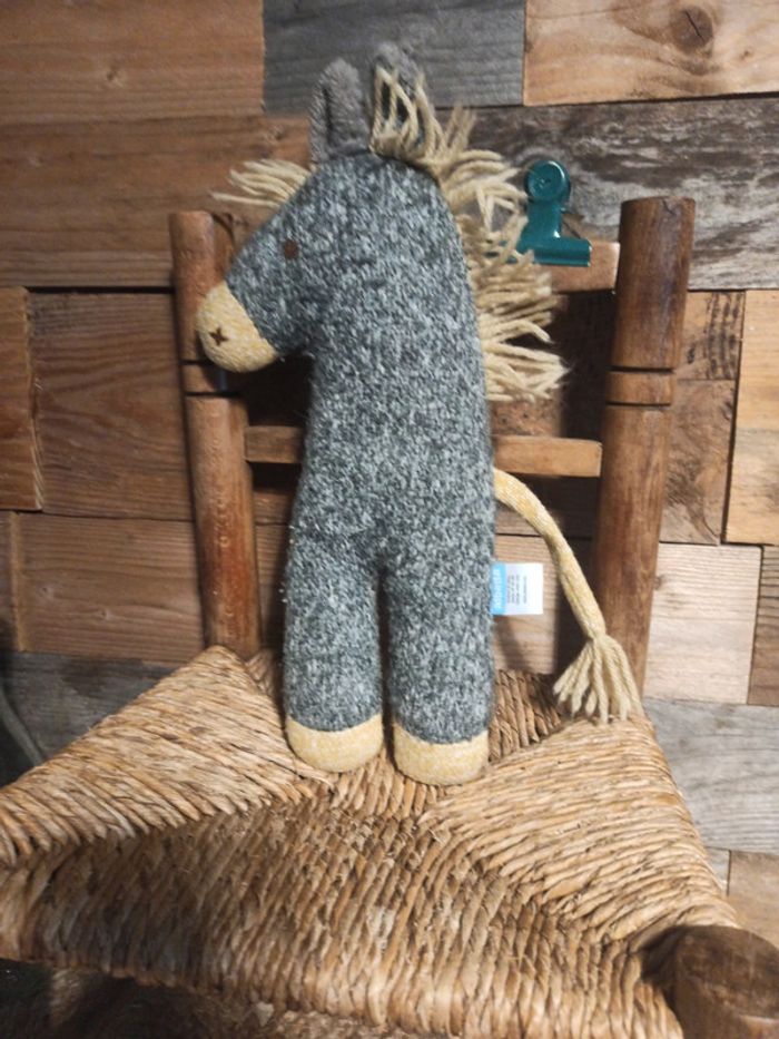 Peluche cheval laine Albetta tbe - photo numéro 2