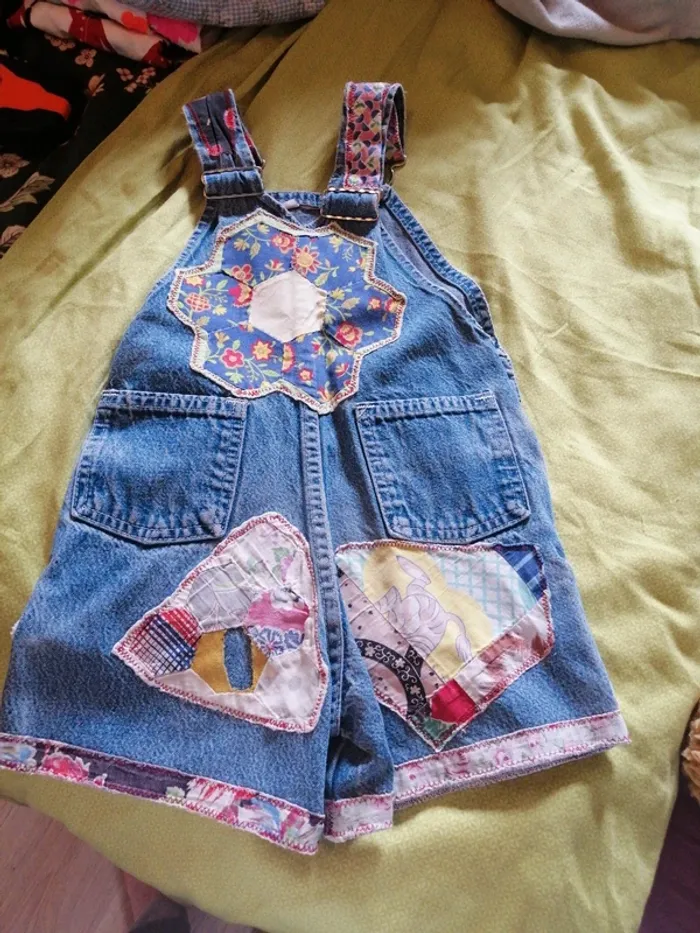 salopette en jean - photo numéro 2